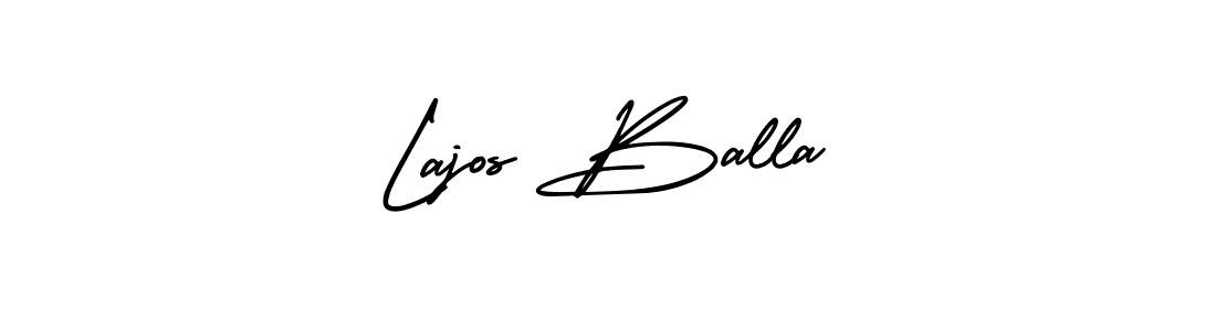 Also we have Lajos Balla name is the best signature style. Create professional handwritten signature collection using AmerikaSignatureDemo-Regular autograph style. Lajos Balla signature style 3 images and pictures png