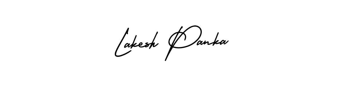 Best and Professional Signature Style for Lakesh Panka. AmerikaSignatureDemo-Regular Best Signature Style Collection. Lakesh Panka signature style 3 images and pictures png