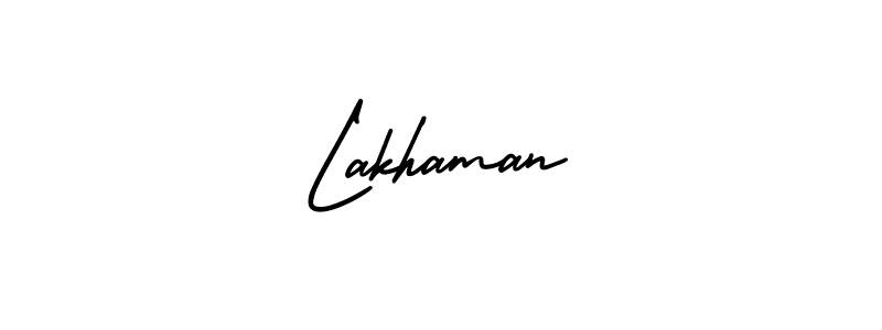 Make a beautiful signature design for name Lakhaman. Use this online signature maker to create a handwritten signature for free. Lakhaman signature style 3 images and pictures png