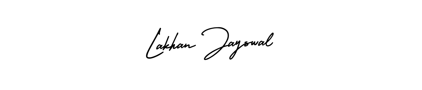 if you are searching for the best signature style for your name Lakhan Jayswal. so please give up your signature search. here we have designed multiple signature styles  using AmerikaSignatureDemo-Regular. Lakhan Jayswal signature style 3 images and pictures png