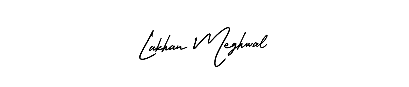 if you are searching for the best signature style for your name Lakhan Meghwal. so please give up your signature search. here we have designed multiple signature styles  using AmerikaSignatureDemo-Regular. Lakhan Meghwal signature style 3 images and pictures png
