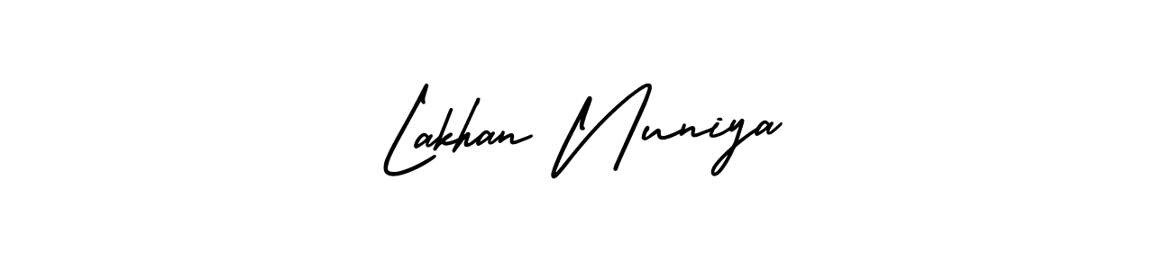 Here are the top 10 professional signature styles for the name Lakhan Nuniya. These are the best autograph styles you can use for your name. Lakhan Nuniya signature style 3 images and pictures png