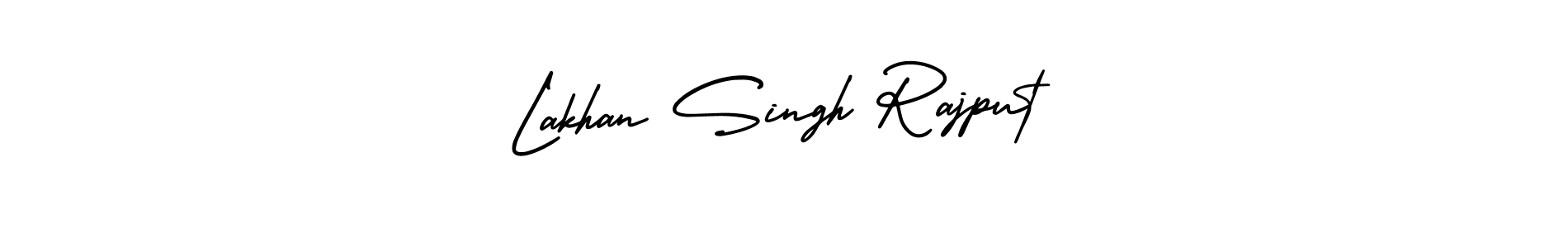 AmerikaSignatureDemo-Regular is a professional signature style that is perfect for those who want to add a touch of class to their signature. It is also a great choice for those who want to make their signature more unique. Get Lakhan Singh Rajput name to fancy signature for free. Lakhan Singh Rajput signature style 3 images and pictures png