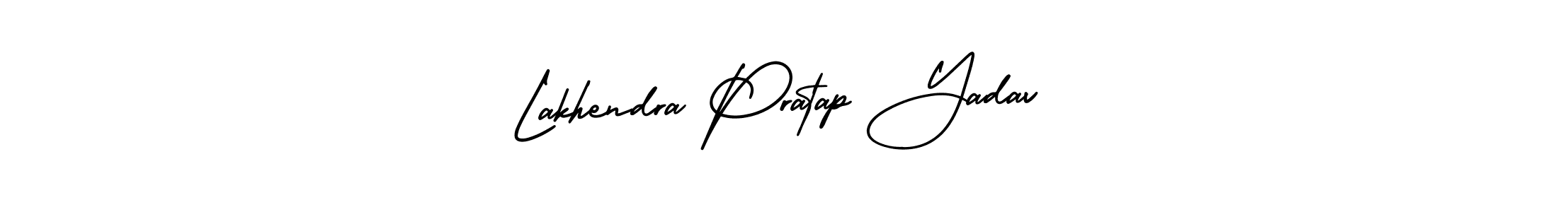 How to make Lakhendra Pratap Yadav name signature. Use AmerikaSignatureDemo-Regular style for creating short signs online. This is the latest handwritten sign. Lakhendra Pratap Yadav signature style 3 images and pictures png