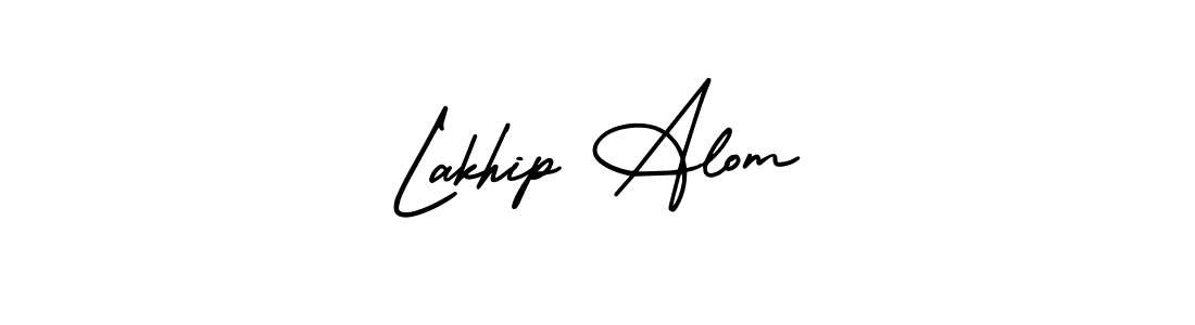You can use this online signature creator to create a handwritten signature for the name Lakhip Alom. This is the best online autograph maker. Lakhip Alom signature style 3 images and pictures png