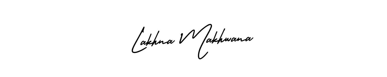 It looks lik you need a new signature style for name Lakhna Makhwana. Design unique handwritten (AmerikaSignatureDemo-Regular) signature with our free signature maker in just a few clicks. Lakhna Makhwana signature style 3 images and pictures png