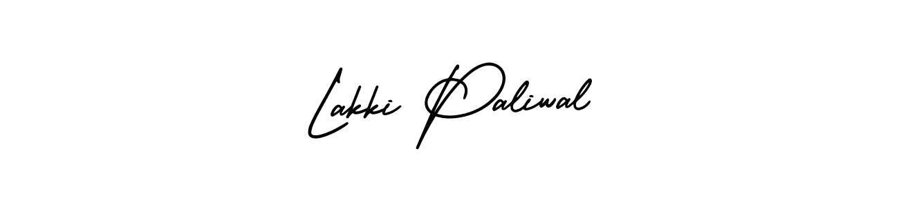 It looks lik you need a new signature style for name Lakki Paliwal. Design unique handwritten (AmerikaSignatureDemo-Regular) signature with our free signature maker in just a few clicks. Lakki Paliwal signature style 3 images and pictures png