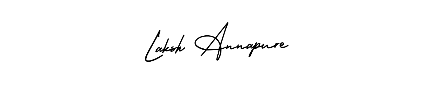 if you are searching for the best signature style for your name Laksh Annapure. so please give up your signature search. here we have designed multiple signature styles  using AmerikaSignatureDemo-Regular. Laksh Annapure signature style 3 images and pictures png