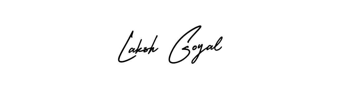 Use a signature maker to create a handwritten signature online. With this signature software, you can design (AmerikaSignatureDemo-Regular) your own signature for name Laksh Goyal. Laksh Goyal signature style 3 images and pictures png