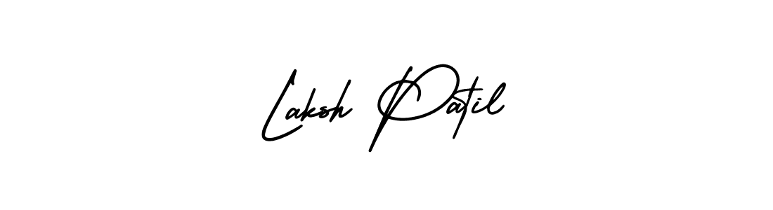 Similarly AmerikaSignatureDemo-Regular is the best handwritten signature design. Signature creator online .You can use it as an online autograph creator for name Laksh Patil. Laksh Patil signature style 3 images and pictures png