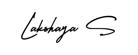 Similarly AmerikaSignatureDemo-Regular is the best handwritten signature design. Signature creator online. You can use it as an online autograph creator for name Lakshaya S. Lakshaya S signature style 3 images and pictures png