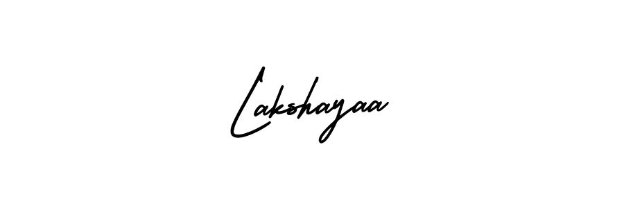 How to make Lakshayaa signature? AmerikaSignatureDemo-Regular is a professional autograph style. Create handwritten signature for Lakshayaa name. Lakshayaa signature style 3 images and pictures png