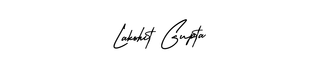 How to make Lakshit Gupta name signature. Use AmerikaSignatureDemo-Regular style for creating short signs online. This is the latest handwritten sign. Lakshit Gupta signature style 3 images and pictures png