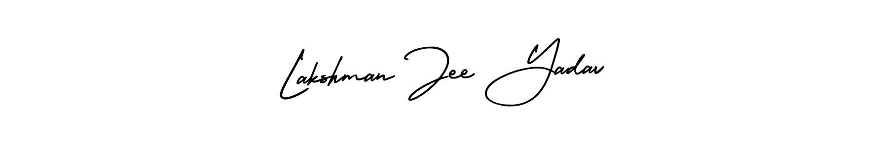 Design your own signature with our free online signature maker. With this signature software, you can create a handwritten (AmerikaSignatureDemo-Regular) signature for name Lakshman Jee Yadav. Lakshman Jee Yadav signature style 3 images and pictures png