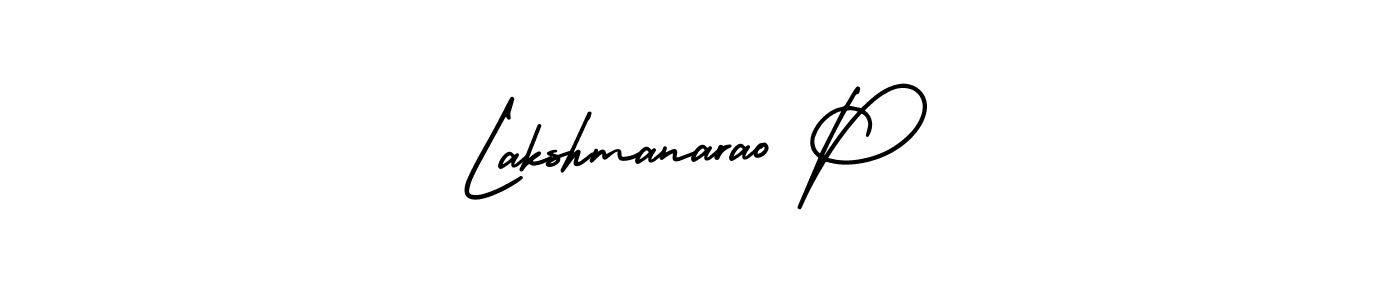 It looks lik you need a new signature style for name Lakshmanarao P. Design unique handwritten (AmerikaSignatureDemo-Regular) signature with our free signature maker in just a few clicks. Lakshmanarao P signature style 3 images and pictures png