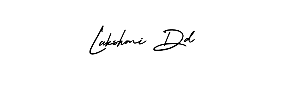 You should practise on your own different ways (AmerikaSignatureDemo-Regular) to write your name (Lakshmi Dd) in signature. don't let someone else do it for you. Lakshmi Dd signature style 3 images and pictures png
