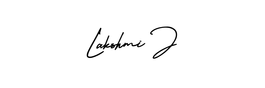 Make a beautiful signature design for name Lakshmi J. Use this online signature maker to create a handwritten signature for free. Lakshmi J signature style 3 images and pictures png