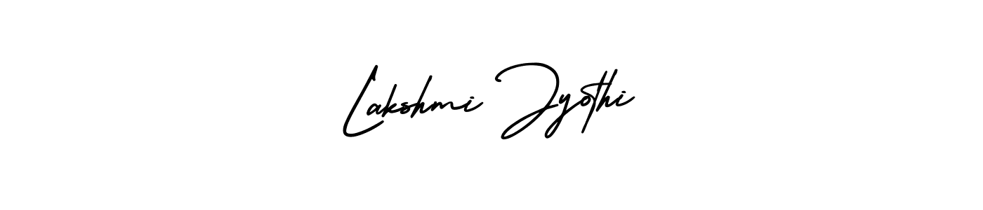 Create a beautiful signature design for name Lakshmi Jyothi. With this signature (AmerikaSignatureDemo-Regular) fonts, you can make a handwritten signature for free. Lakshmi Jyothi signature style 3 images and pictures png