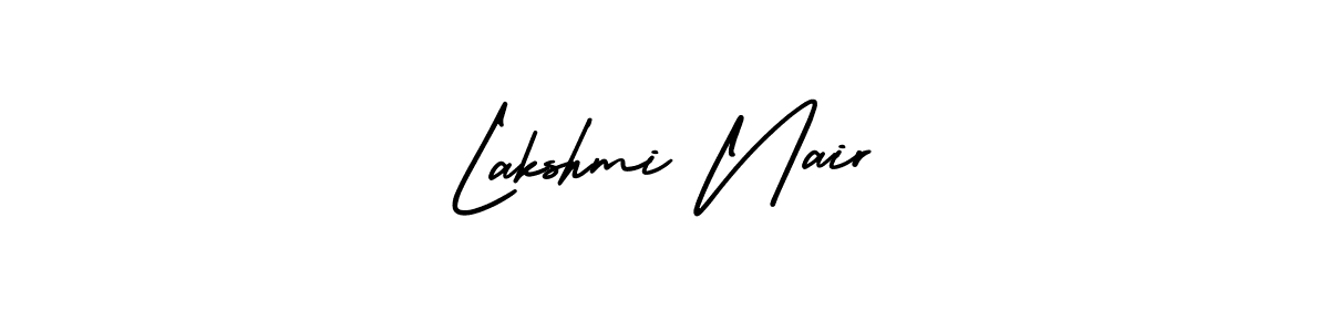 Create a beautiful signature design for name Lakshmi Nair. With this signature (AmerikaSignatureDemo-Regular) fonts, you can make a handwritten signature for free. Lakshmi Nair signature style 3 images and pictures png