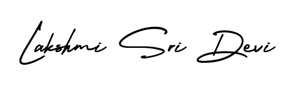 Generate high-definition signature styles for Lakshmi Sri Devi. The AmerikaSignatureDemo-Regular typeface ensures crisp legibility and sophisticated design. Lakshmi Sri Devi signature style 3 images and pictures png