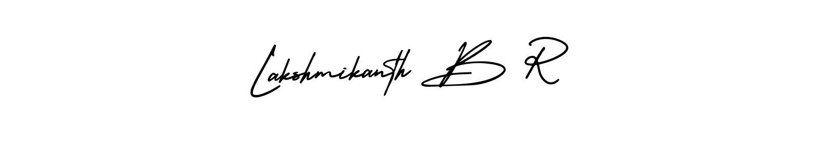 Make a beautiful signature design for name Lakshmikanth B R. With this signature (AmerikaSignatureDemo-Regular) style, you can create a handwritten signature for free. Lakshmikanth B R signature style 3 images and pictures png