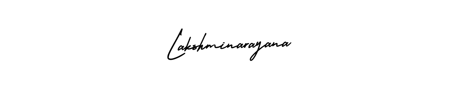 Create a beautiful signature design for name Lakshminarayana. With this signature (AmerikaSignatureDemo-Regular) fonts, you can make a handwritten signature for free. Lakshminarayana signature style 3 images and pictures png