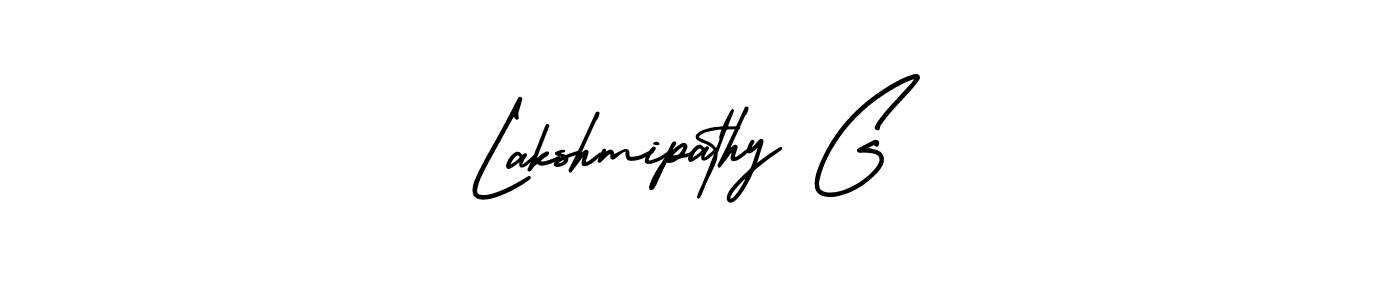 Also we have Lakshmipathy G name is the best signature style. Create professional handwritten signature collection using AmerikaSignatureDemo-Regular autograph style. Lakshmipathy G signature style 3 images and pictures png