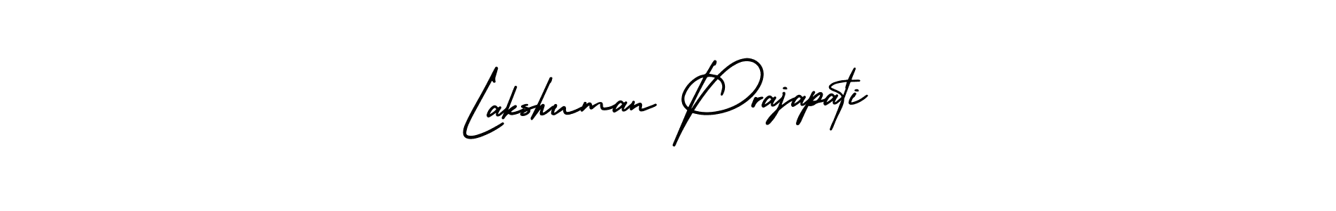 if you are searching for the best signature style for your name Lakshuman Prajapati. so please give up your signature search. here we have designed multiple signature styles  using AmerikaSignatureDemo-Regular. Lakshuman Prajapati signature style 3 images and pictures png