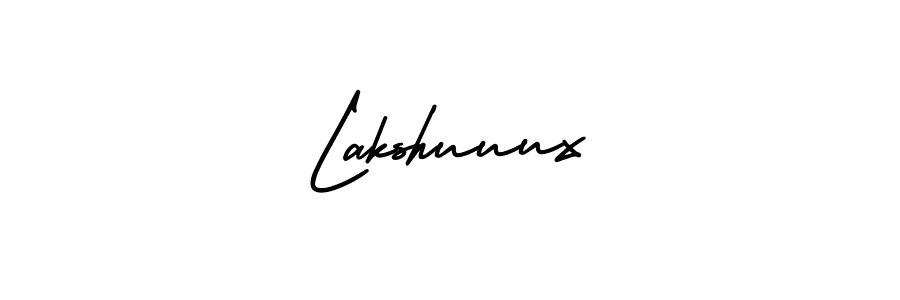 Use a signature maker to create a handwritten signature online. With this signature software, you can design (AmerikaSignatureDemo-Regular) your own signature for name Lakshuuux. Lakshuuux signature style 3 images and pictures png