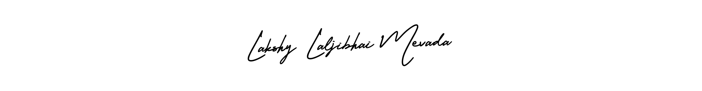 Make a beautiful signature design for name Lakshy Laljibhai Mevada. With this signature (AmerikaSignatureDemo-Regular) style, you can create a handwritten signature for free. Lakshy Laljibhai Mevada signature style 3 images and pictures png