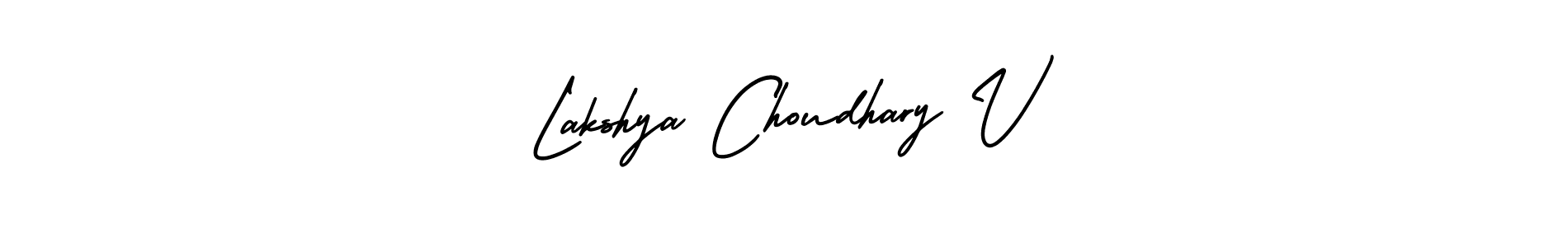 See photos of Lakshya Choudhary V official signature by Spectra . Check more albums & portfolios. Read reviews & check more about AmerikaSignatureDemo-Regular font. Lakshya Choudhary V signature style 3 images and pictures png