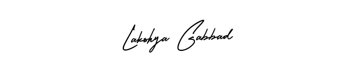 How to Draw Lakshya Gabbad signature style? AmerikaSignatureDemo-Regular is a latest design signature styles for name Lakshya Gabbad. Lakshya Gabbad signature style 3 images and pictures png