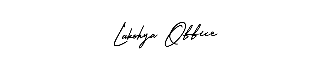 It looks lik you need a new signature style for name Lakshya Office. Design unique handwritten (AmerikaSignatureDemo-Regular) signature with our free signature maker in just a few clicks. Lakshya Office signature style 3 images and pictures png