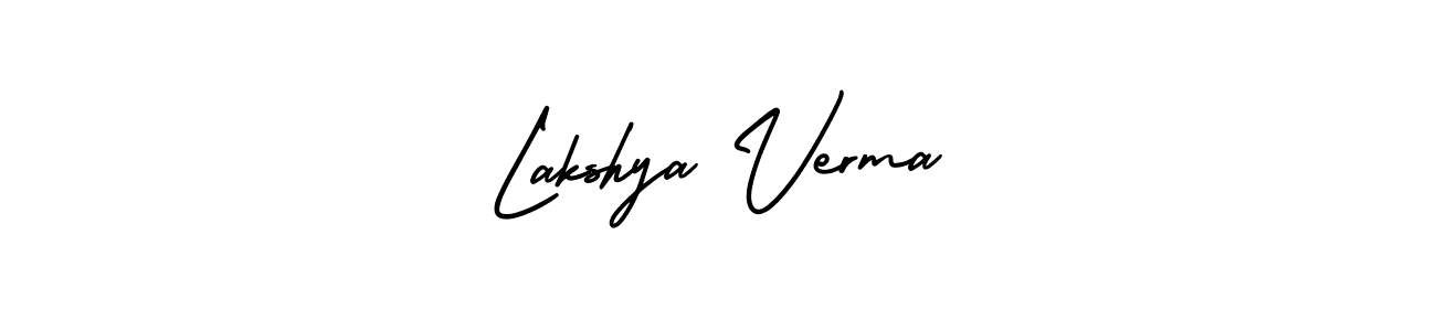 Make a short Lakshya Verma signature style. Manage your documents anywhere anytime using AmerikaSignatureDemo-Regular. Create and add eSignatures, submit forms, share and send files easily. Lakshya Verma signature style 3 images and pictures png