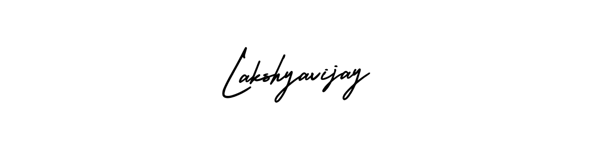 AmerikaSignatureDemo-Regular is a professional signature style that is perfect for those who want to add a touch of class to their signature. It is also a great choice for those who want to make their signature more unique. Get Lakshyavijay name to fancy signature for free. Lakshyavijay signature style 3 images and pictures png