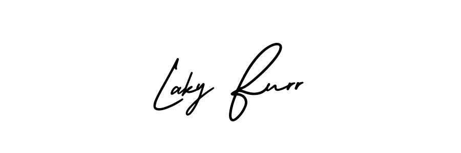 Design your own signature with our free online signature maker. With this signature software, you can create a handwritten (AmerikaSignatureDemo-Regular) signature for name Laky Furr. Laky Furr signature style 3 images and pictures png