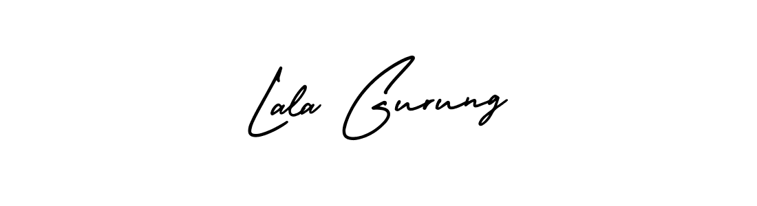 Best and Professional Signature Style for Lala Gurung. AmerikaSignatureDemo-Regular Best Signature Style Collection. Lala Gurung signature style 3 images and pictures png