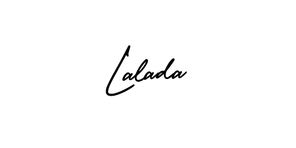 This is the best signature style for the Lalada name. Also you like these signature font (AmerikaSignatureDemo-Regular). Mix name signature. Lalada signature style 3 images and pictures png