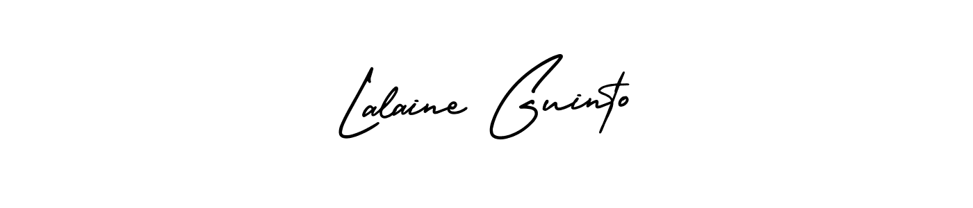 Create a beautiful signature design for name Lalaine Guinto. With this signature (AmerikaSignatureDemo-Regular) fonts, you can make a handwritten signature for free. Lalaine Guinto signature style 3 images and pictures png