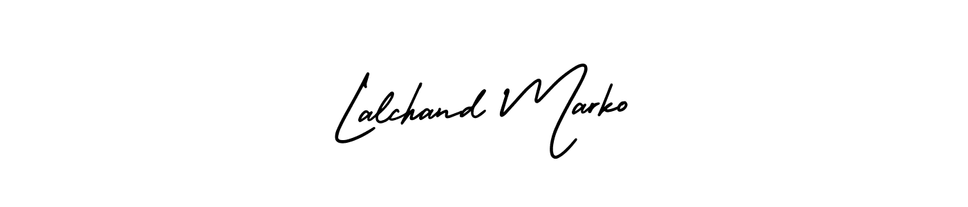 Use a signature maker to create a handwritten signature online. With this signature software, you can design (AmerikaSignatureDemo-Regular) your own signature for name Lalchand Marko. Lalchand Marko signature style 3 images and pictures png