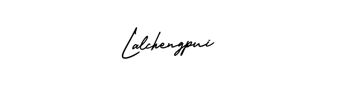 The best way (AmerikaSignatureDemo-Regular) to make a short signature is to pick only two or three words in your name. The name Lalchengpui include a total of six letters. For converting this name. Lalchengpui signature style 3 images and pictures png