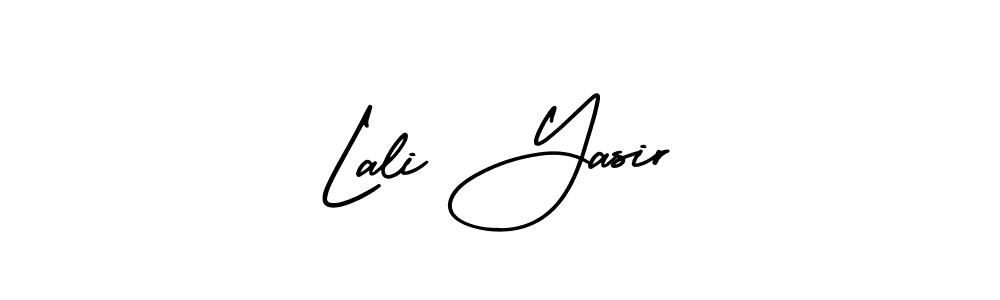How to make Lali Yasir signature? AmerikaSignatureDemo-Regular is a professional autograph style. Create handwritten signature for Lali Yasir name. Lali Yasir signature style 3 images and pictures png