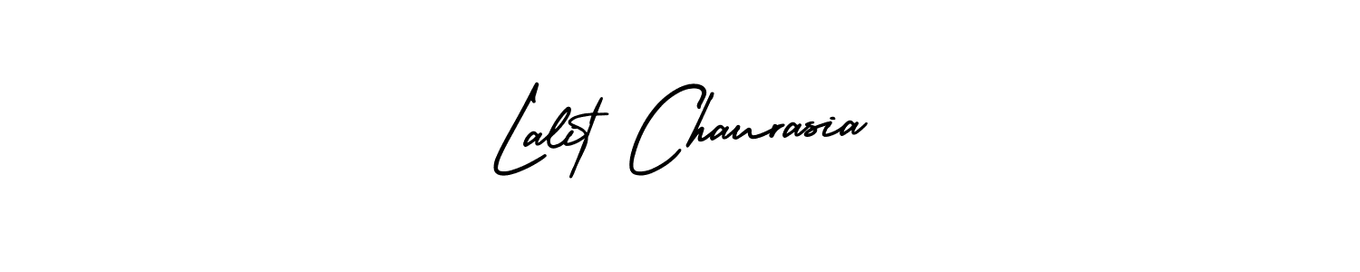 Use a signature maker to create a handwritten signature online. With this signature software, you can design (AmerikaSignatureDemo-Regular) your own signature for name Lalit Chaurasia. Lalit Chaurasia signature style 3 images and pictures png