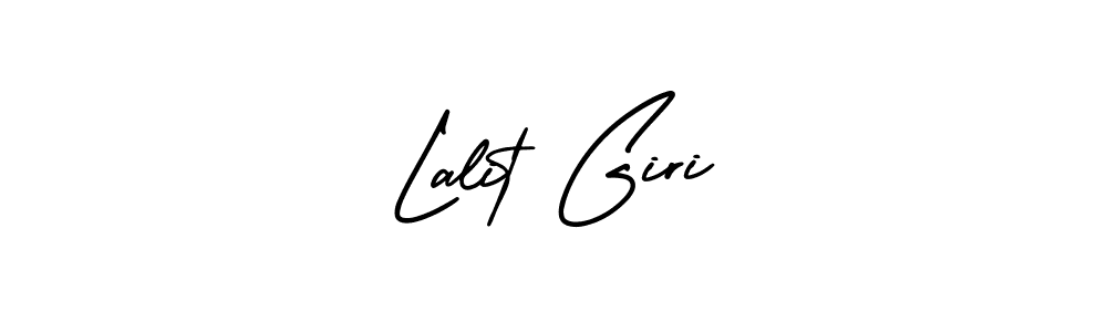 Create a beautiful signature design for name Lalit Giri. With this signature (AmerikaSignatureDemo-Regular) fonts, you can make a handwritten signature for free. Lalit Giri signature style 3 images and pictures png