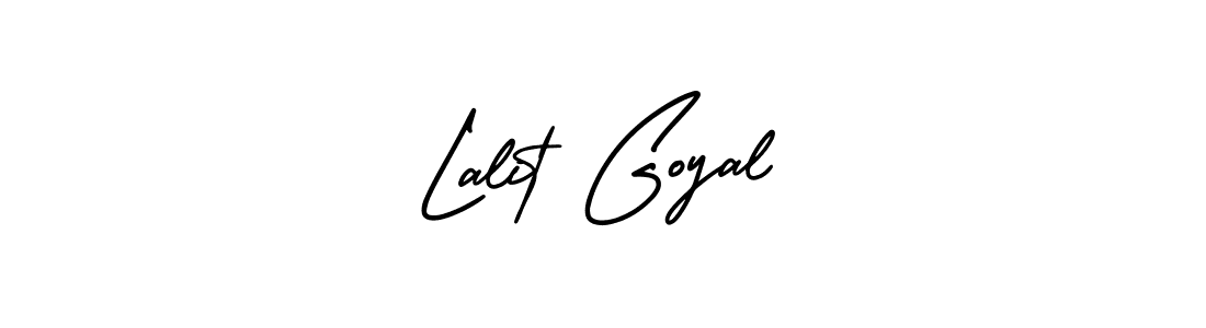 Make a beautiful signature design for name Lalit Goyal. With this signature (AmerikaSignatureDemo-Regular) style, you can create a handwritten signature for free. Lalit Goyal signature style 3 images and pictures png