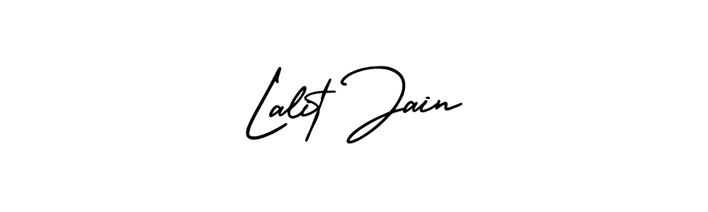 It looks lik you need a new signature style for name Lalit Jain. Design unique handwritten (AmerikaSignatureDemo-Regular) signature with our free signature maker in just a few clicks. Lalit Jain signature style 3 images and pictures png
