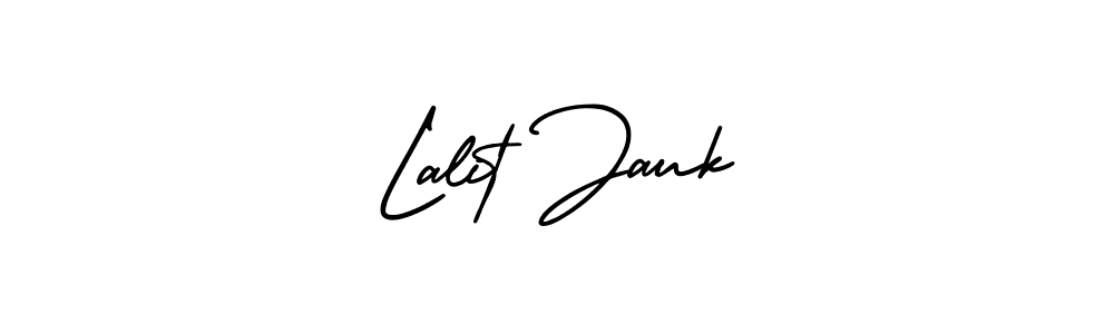 It looks lik you need a new signature style for name Lalit Jauk. Design unique handwritten (AmerikaSignatureDemo-Regular) signature with our free signature maker in just a few clicks. Lalit Jauk signature style 3 images and pictures png