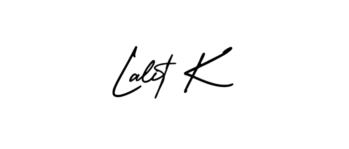 Also You can easily find your signature by using the search form. We will create Lalit K name handwritten signature images for you free of cost using AmerikaSignatureDemo-Regular sign style. Lalit K signature style 3 images and pictures png