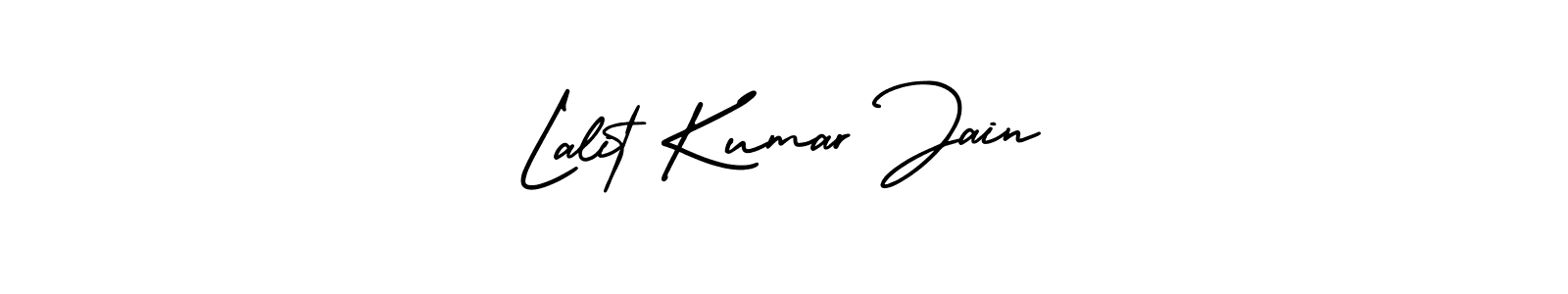 Use a signature maker to create a handwritten signature online. With this signature software, you can design (AmerikaSignatureDemo-Regular) your own signature for name Lalit Kumar Jain. Lalit Kumar Jain signature style 3 images and pictures png