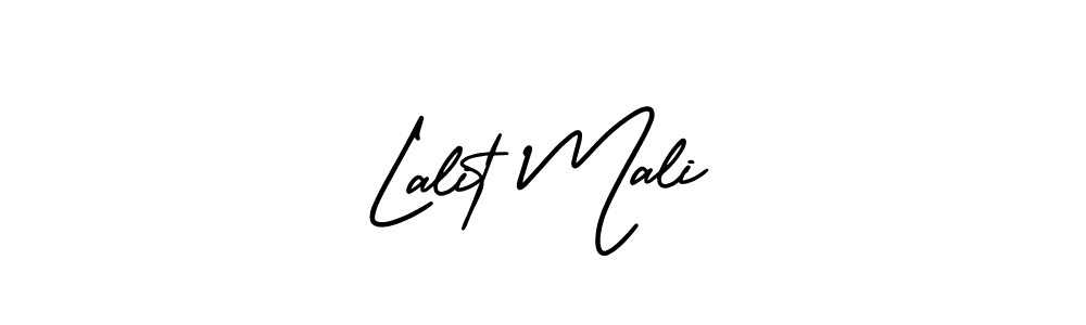 Also we have Lalit Mali name is the best signature style. Create professional handwritten signature collection using AmerikaSignatureDemo-Regular autograph style. Lalit Mali signature style 3 images and pictures png